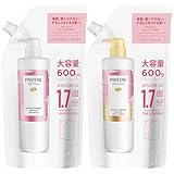 パンテーン エフォートレス シャンプー&コンディショナーセット 600mL+600g 詰め替え特大 グッドモーニングスムース