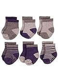 カーターズ （Carter's）男の子用ブルーグレーボーイ靴下6枚組セット (3-12months(61-78cm)) [並行輸入品]