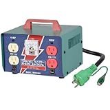 日動工業 昇圧専用トランス 100V→115V・125V 標準型 連続定格 アース付 20A M-E20
