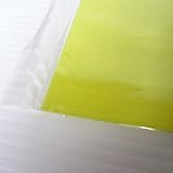 塩ビ板 360×670×0.4mm クリアイエロー