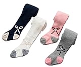 Taiycyxganベビー女の子レギンス4パックタイツニットショーツストッキング0 – 6ヶ月