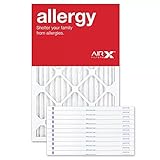AirXフィルタアレルギー18 x 25 x 1エアフィルタMERV 11 AC炉プリーツエアフィルタ用交換Comparable Filtrete Allergen Defense MPR 1000 
