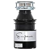 Empava Horsepower Continuous Feed Disposal Capacity Garbage Food Waste Disposer, Large [並行輸入品]