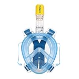 TOMSHOOスノーケルマスクダイビングスイミング180°パノラマフルフェイスアダルトマスク