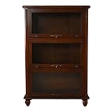 本棚 アンティーク調 飾り棚 家具 棚 たな 3段 ブラウン