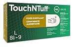 Ansell Conform 69-318 Latex Glove, Powder Free, Disposable, Rolled Beaded Cuff, 9" Length, 5 mils Th