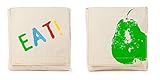 Fluf Reusable Sandwich & Snack Bags (Set of 2), Good Eats