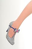 Banned Apparel - Nautical Marilyn Strappy Striped Shoes 5