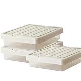 Fits フィッツケース 収納ケース まとめ買い3個セット クローゼット用 スリムボックス53 カプチーノ