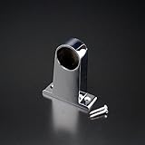 e-kanamono A型ブラケット(L) HRB-1L 25mm エンド用 クロームメッキ