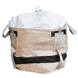 【10枚入】丸型 フレコンバッグ 350L 600KHR(R) 耐荷重1000kg 工事 土木 収穫 ふくなが 代不