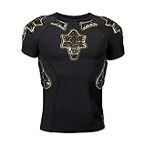 G-Form Youth Pro-X Short Sleeve Shirt, Black/Yellow, X-Large