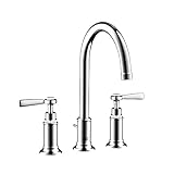 Axor 16514 Montreux Widespreadバスルーム蛇口with Ecoright and Comfortzone Tec、 1.25 16514001 1
