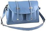 Yippydada Paris Real Leather Baby Changing Bag ( Blue )