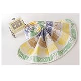 INSST 5重ガーゼケット ベビー タオルケット 優しい肌触り ウサギ柄 110×115cm