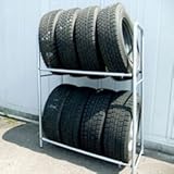 足立製作所 NA- 109 2WAYタイヤラックカバー付 伸縮式