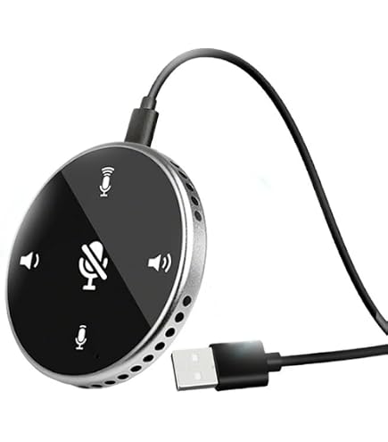 Amazon | WEB 会議用マイクスピーカーフォン ドライバー不要 USB 給電