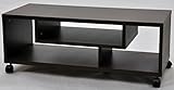 テレビ台 テレビボード キャスター付き TV台 幅85cm ローボード リビン/ブラック
