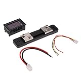 Homyl 電圧計電流計　DC 0-100V 50A　LED　ディジタル　メーター　多機能　赤　シャント付き　