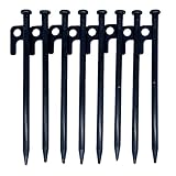 M.O.C ペグ 20cm テントペグ 強靭 高耐久鋼材 設営専用 アウトドア キャンプ 国内検品済製品 (8本)