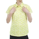 [キャロウェイ] レディース 半袖 ポロシャツ (デイジープリント・かざあなメッシュ・吸汗速乾性) / ゴルフ / C23134209 1060_イエロー S