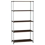 木天板ラック liberte（リベルテ） 5段 幅95cm 【連結可能タイプ】 木製 棚 シェルフ オープンラック