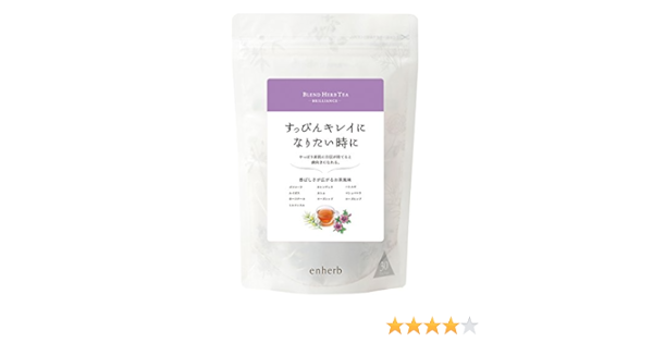 Amazon Enherb ハーブティー ティーバッグ すっぴんキレイになりたい時に 30個 エンハーブ ハーブティー 通販