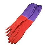 uxcell ゴム手袋　キッチングローブ　ファミリー スタイリングローブ 手袋 炊事・掃除用