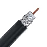 Eagle 500 ft RG 11同軸ケーブル3 GHzブラック14 AWG CCS 75 Ohmスプール