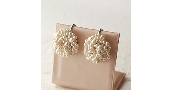 Amazon パールのボリュームイヤリング 手作り用ビーズキット レディパール イヤリングキット ビーズ アクセサリーキット 通販