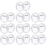 缶バッチ 37mm ボタンバッジ 20個入 アクリル 丸 DIYバッジ部品 手作り缶バッジ 安全ピン付き 作成用