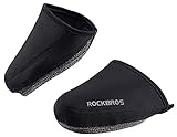 ROCKBROS(ロックブロス)自転車 シューズカバー 防寒 防風 トゥカバー ロードバイク 靴カバー 耐摩耗 ウィンドブレーク サイクリング サイズS/L