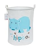 clocor Largeストレージbin-cottonストレージbasket-roundギフトバスケットハンドル付きのおもちゃ、ランドリー、ベビーNursery