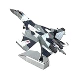 T Tooyful 1/100スホーイSU-35金属戦闘機モデル（ディス付き）