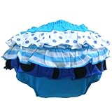 フリフリブルマー　アクアライド　ターコイズ地 80-95cm