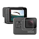 protective lcd steel tempered glass film for gopro hero 5
