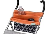 Fun Market ベビーカー用 バッグ ボックス 多機能小物入れ 収納 便利 お出かけ ( オレンジ , Free )