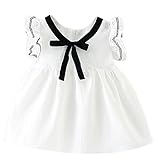 Cutelove ベビードレス　ワンピース　子供　　学院風 女の子 夏 蝶結び付き　プリンセスドレス