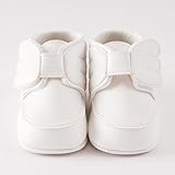 シシュノン ベビーシューズ ファーストシューズ　天使の羽根 合皮 ホワイト 11.5cm