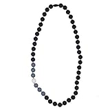 JET-BOND FS11-3 Soft Silicone Chew Teething Bead Necklace Toxic-Free for Mom to Wear Nursing Baby To