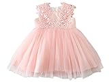 乳幼児女の子 ブーケドレス花びらドレス ウェディング プリンセス コンテストドレス US サイズ: 12M(9-12months) カラー: ピンク