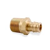 1 " Pex X 3 / 4 "オスねじadapter-brassクリンプ継手( 25 inバッグ)