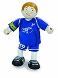 Budkins Soccer Player Footballer #26 Toy Figure, Blue