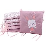 [Enerhu]ベッドガードパット ベッドバンパーベビー 組み合わせ 柔らか 洗濯可能