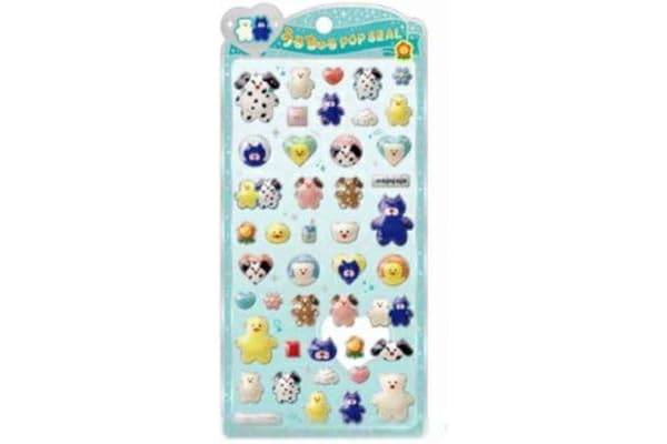 mojojojo うるちゅるポップシール イラスト （対象年齢6歳以上） モジョジョジョ Tood Friends クラックス (CRUX) 137335