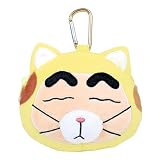 ティーズファクトリー クレヨンしんちゃん しんのすけ カラビナ付き ぬいぐるみ ファスナー マスコット ポーチ 変身しんちゃん/ねこ サイズ:約H140×W120×D55mm KS-5546158NE