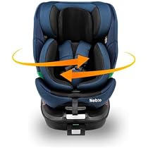 Amazon | Nebio チャイルドシート 新生児 回転式 0歳から12歳頃まで