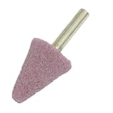 uxcell 　ダイヤモンドバー　電動リューター用 ビット　三角型　傘型　金属用　6mm軸