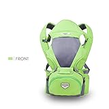 SONARINフロント 多機能Hipseatベビーキャリア、通気性メッシュ裏地、すべてのサイズにフィット、赤ちゃんのための居心地の良い＆うるおい、持ち運びが簡単で簡単なママ、あなたの子供の成長に適応、