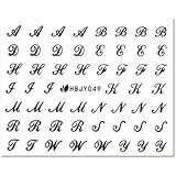 Amazon レジンデコ素材 パジコ 転写シール アルファベット 筆記体 シール ステッカー おもちゃ